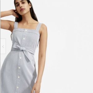 NWT Everlane The Cotton Weave Tank Dress Size 4